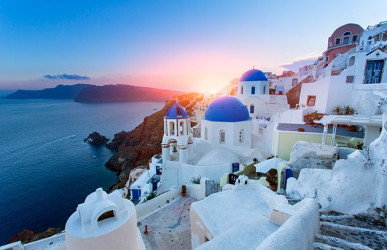 Honeymoon in Greece by Brides