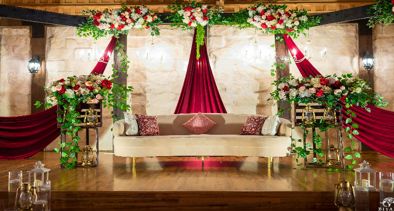 Indian Wedding Venue_The Springs Lake Conroe_Center stage for the couple